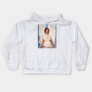 Angel (1887) by Abbott Handerson Thayer Kids Hoodie